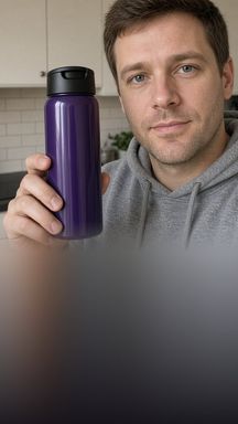 AI actor delivery holding the product