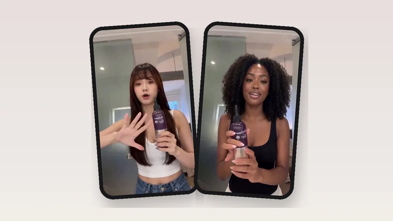 Two affiliates' phones playing their deliveries