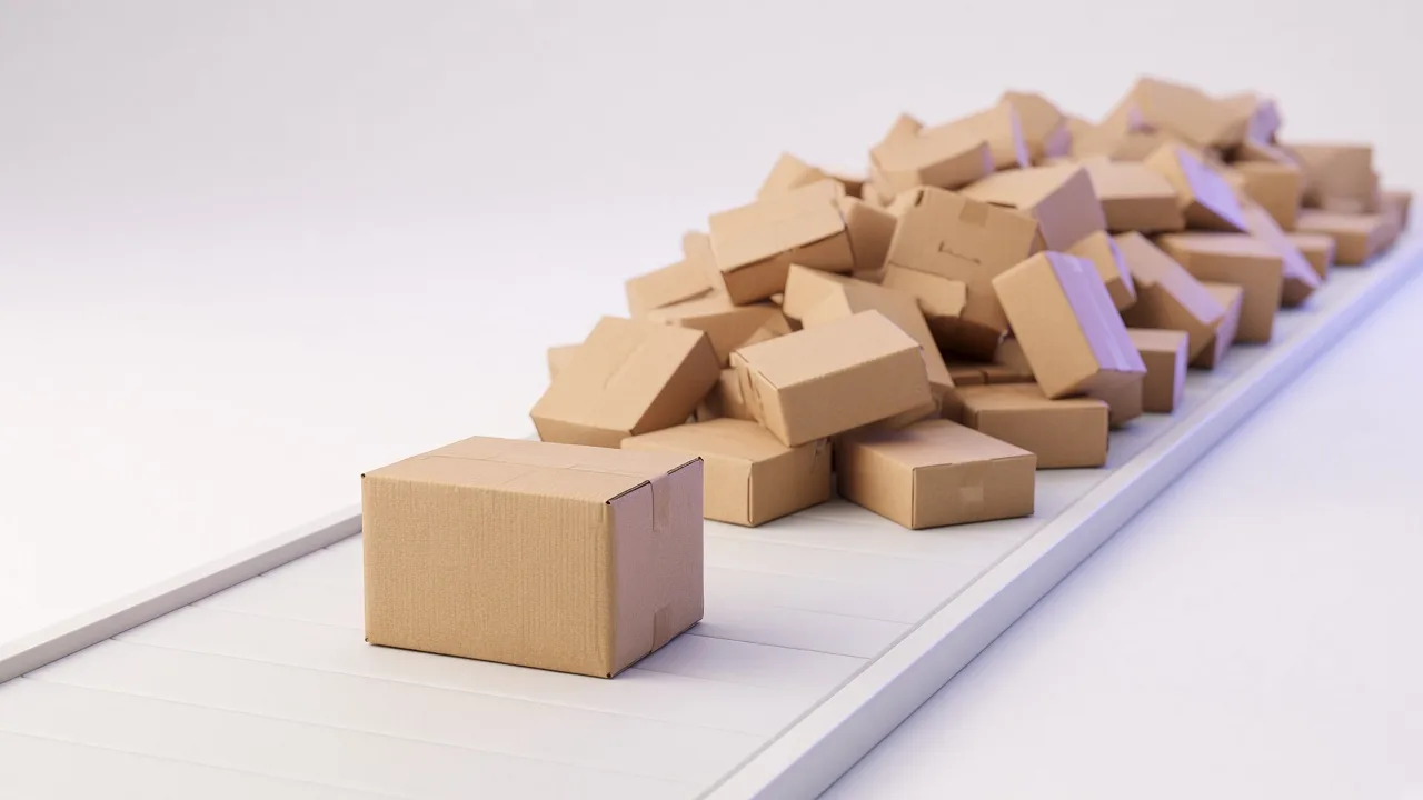 Parcel in transit