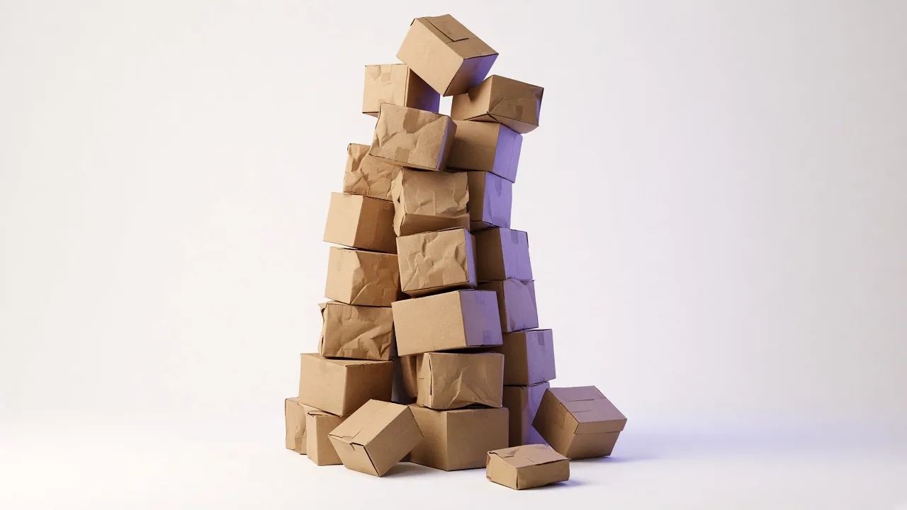 Unopened sample boxes